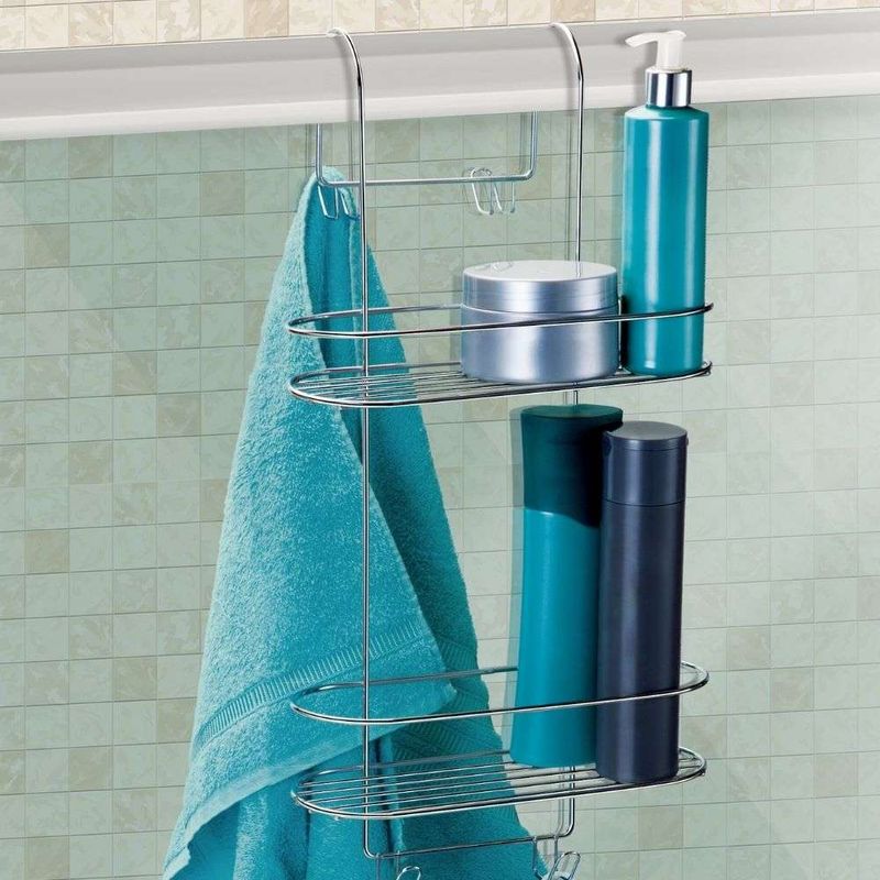 Porta-Shampoo-Duplo-para-Banheiro-515cm-Cromado