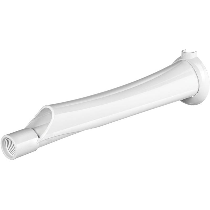 Cano-para-Chuveiro-com-Canopla-e-Luva-Branco-30cm-1-2--Lorenzetti