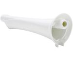 Cano-para-Chuveiro-com-Canopla-e-Luva-Branco-30cm-1-2--Lorenzetti