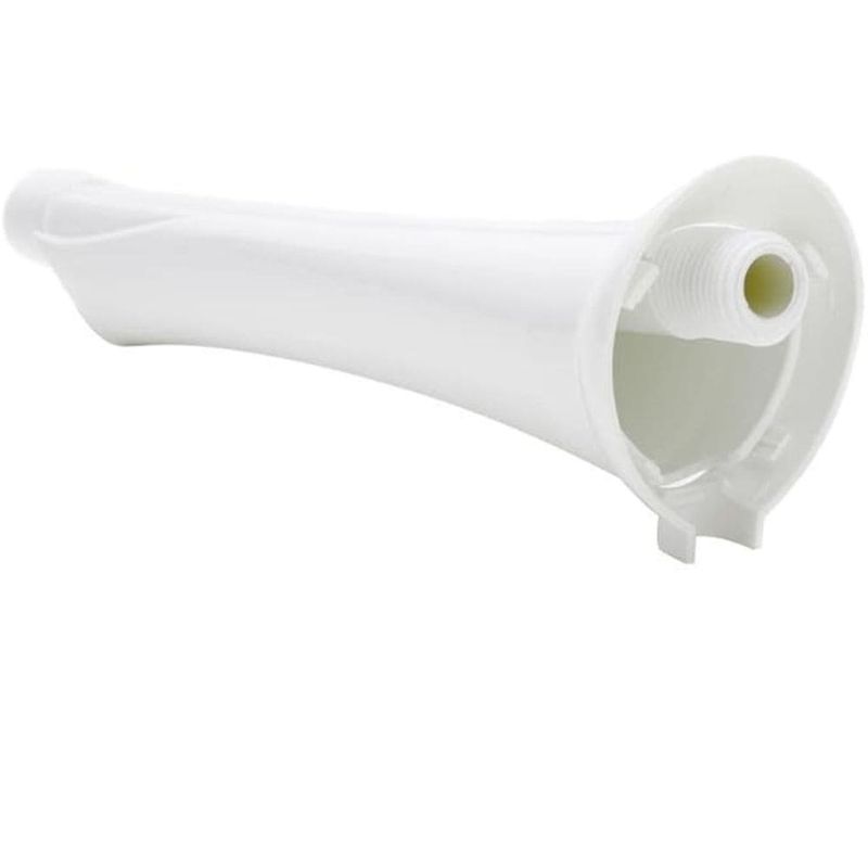 Cano-para-Chuveiro-com-Canopla-e-Luva-Branco-30cm-1-2--Lorenzetti
