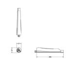 Cano-para-Chuveiro-com-Canopla-e-Luva-Branco-30cm-1-2--Lorenzetti