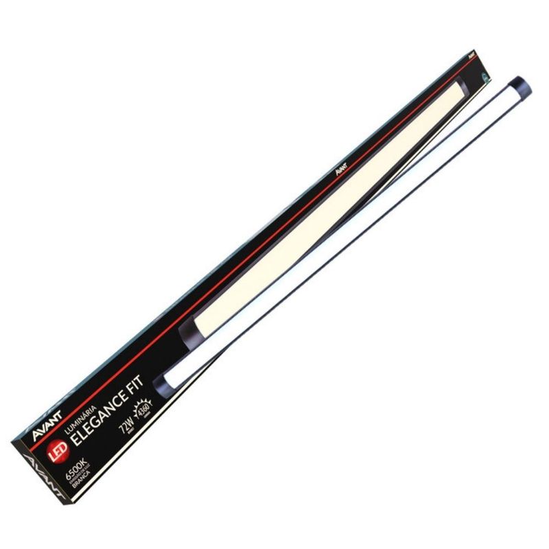 Luminaria-Led-Elegance-Fit-Preta-Sobrepor-72W-200cm-Luz-Branca