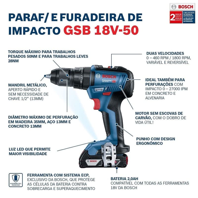 Furadeira-Parafusadeira-de-Impacto-1-2--18V-2-Bat-GSB18V-50-Bosch