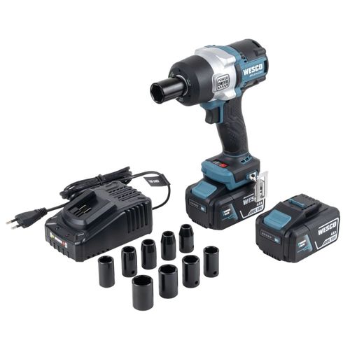 Chave de Impacto 1/2" 18V 700Nm WS2392K2 2 Baterias 4.0 A.h Wesco