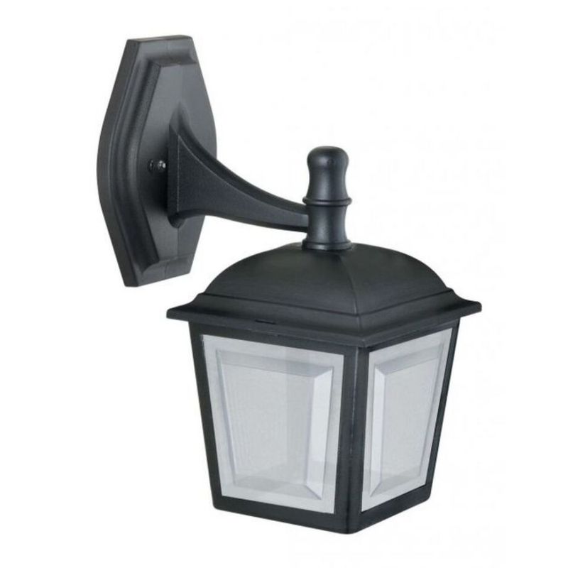 Arandela-Classic-Injetada-em-Termoplastico-Preto-para-1-Lampada-E27
