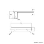 Fechadura-Banheiro-Roseta-Quadrada-1620-39-55MM-Inox-Cromado