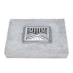 Tampa-Concreto-com-Grelha-de-Aluminio-Brilhante-35x35cm-Concrebox