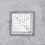 Tampa-Concreto-com-Grelha-de-Aluminio-Brilhante-35x35cm-Concrebox