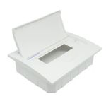 Quadro-PVC-Disjuntor-Embutir-sem-Barramento-para-12-Disjuntores-Branco