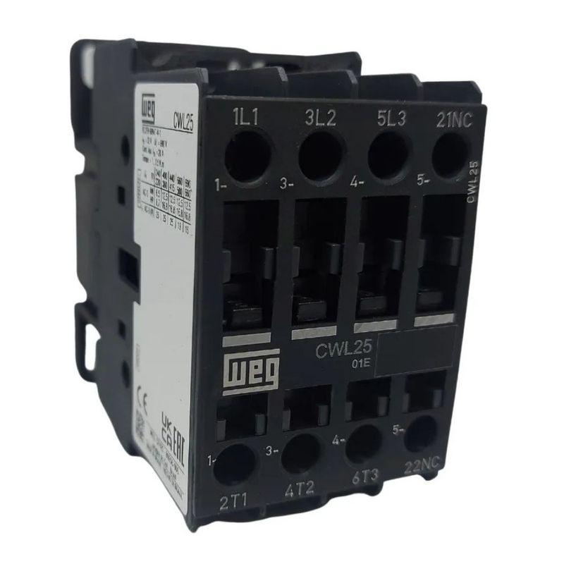 Contator-Tripolar-CWL-1NF-25A-Bobina-220V-Weg