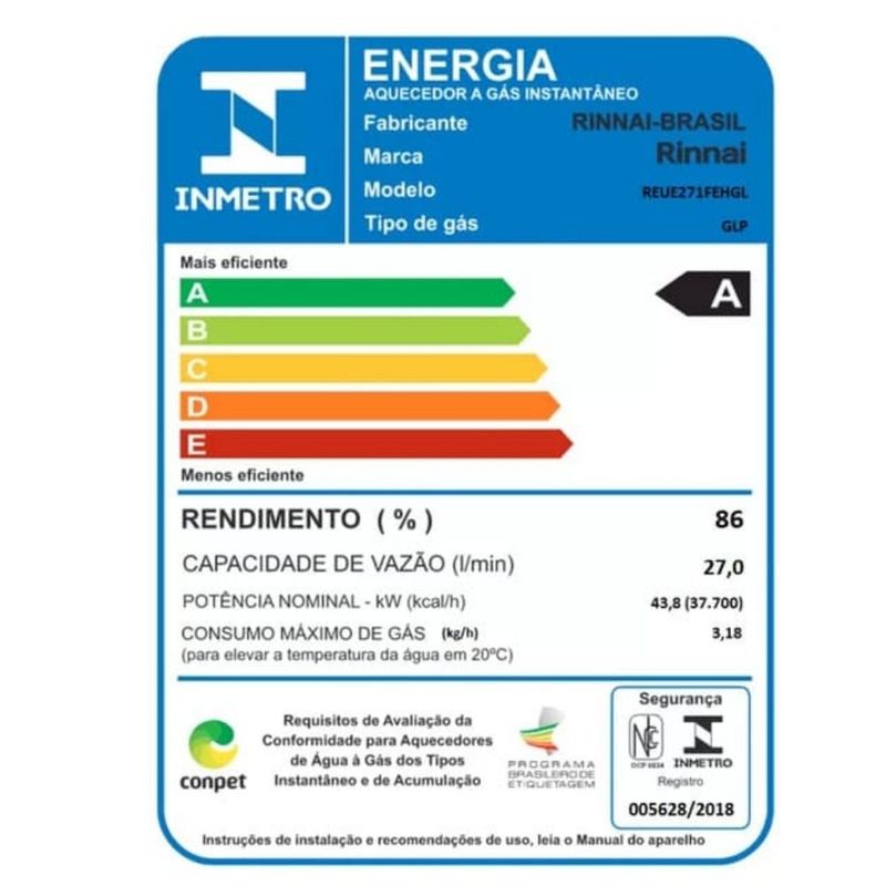Aquecedor-de-Agua-a-Gas-GLP-27L-E27-FEH-Digital-Bivolt-Rinnai