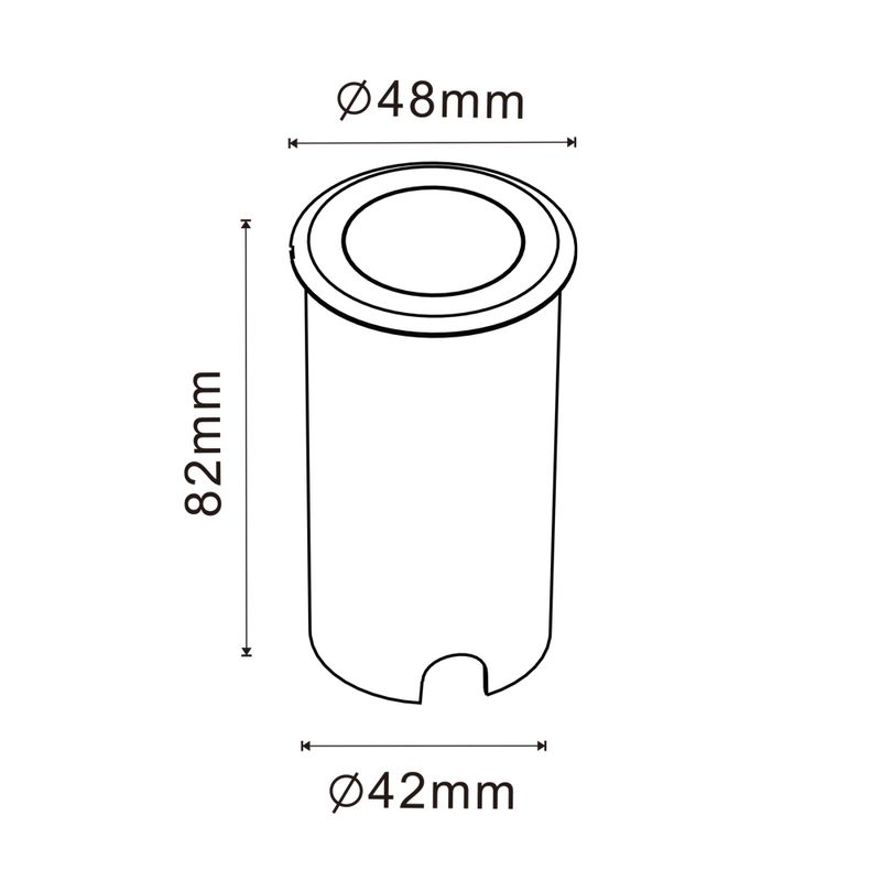 Embutido-de-Solo-LED-1W-IP67-30-Lumens-Luz-Amarela