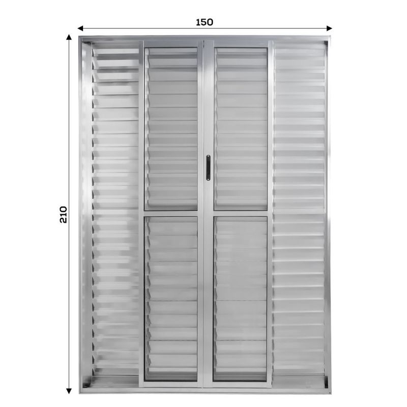 Porta-Balcao-Veneziana-6-Folhas-Aluminio-Brilhante-210x150cm