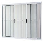 Janela-de-Correr-4-Folhas-com-Grade-Aluminio-Branco-100x120cm