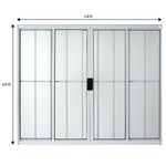 Janela-de-Correr-4-Folhas-com-Grade-Aluminio-Branco-100x120cm