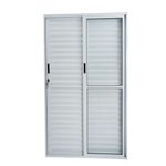 Porta-Balcao-Veneziana-3-Folhas-Vidro-Liso-Aluminio-Branco-210x120cm
