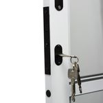 Porta-de-Correr-4-Folhas-Vidro-Liso-Aluminio-Branco-210x150cm