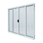 Janela-de-Correr-4-Folhas-com-Grade-Aluminio-Branco-120x150cm
