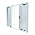 Janela-de-Correr-4-Folhas-com-Grade-Aluminio-Branco-120x150cm