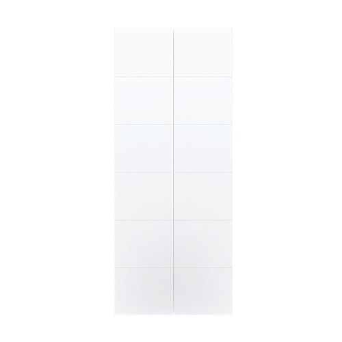 Porta Camarão Colméia Bella Primer Branco com Ferragens 210x72cm