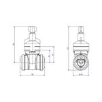 Base-para-Registro-de-Gaveta-Bruto-4509-para-Tubulacao-CPVC-22mm-Deca