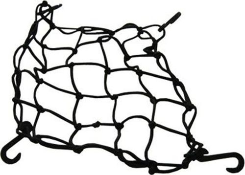 Rede Elástica com Gancho Plástico 45x45cm Preto