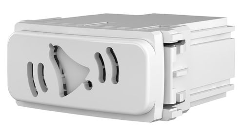 Módulo Campainha Cigarra Bivolt Branco Composé