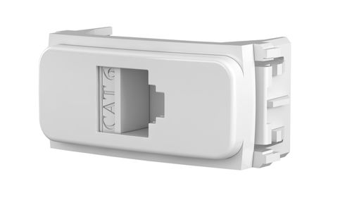 Módulo Tomada Informática RJ45 CAT5E Branco Composé