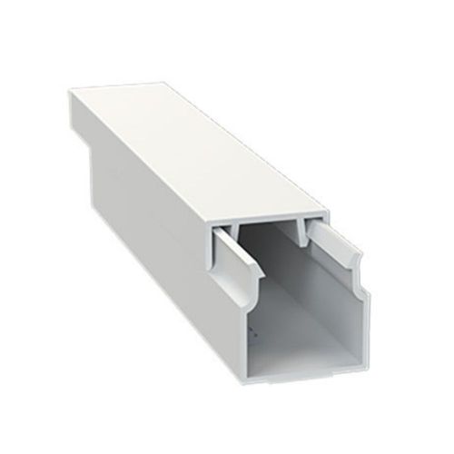 Canaleta com Adesivo 10x10mm Branca Alumbra 2 Metros