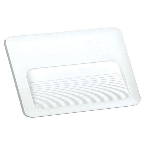 Balizador LED Sobrepor Branco 2W IP65 120 Lúmens Luz Amarela