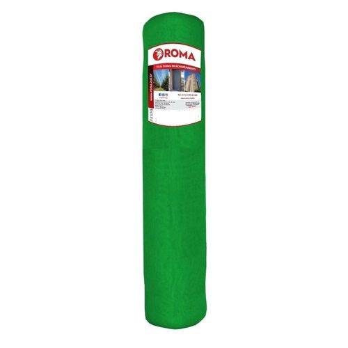 Tela Mosquiteiro Polietileno Lisa Multiuso Verde 1x50m Roma