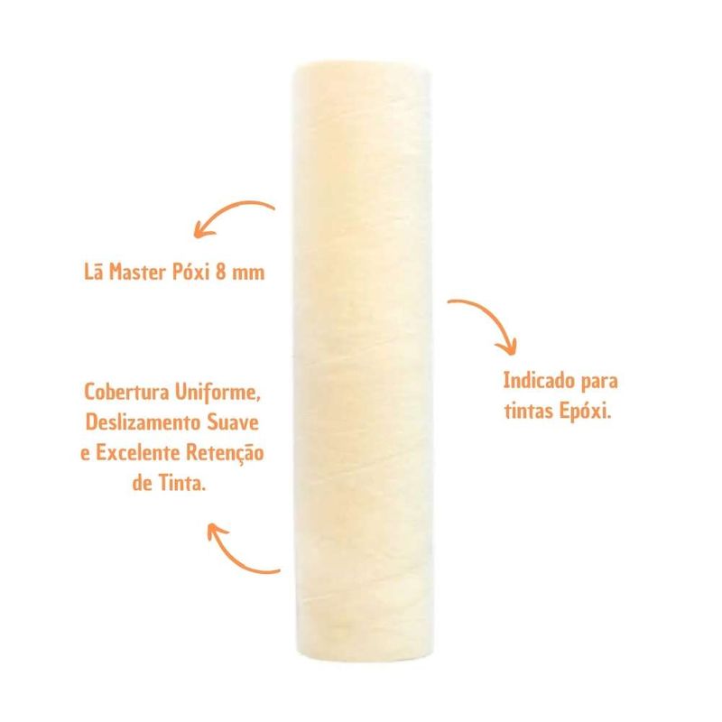 Rolo-de-La-Sintetico-Epoxi-sem-Suporte-1511-23cm-Compel