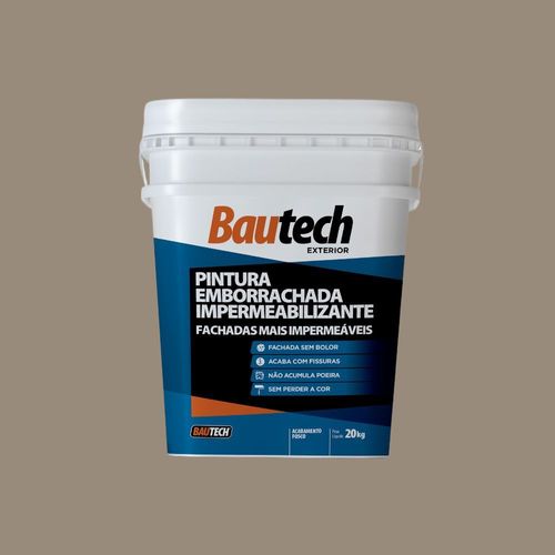 Tinta Acrílica Fosco Emborrachada Concreto 20Kg Bautech