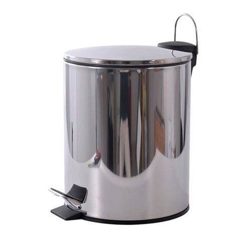 Lixeira Verona 5L Cromada com Tampa Wincy Casa