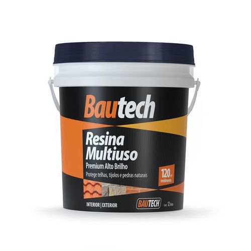 Resina Acrílica Multiuso Alto Brilho Incolor 3,6L Bautech