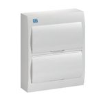 Quadro-PVC-Disjuntor-Sobrepor-sem-Barramento-para-24-Disj-Branco