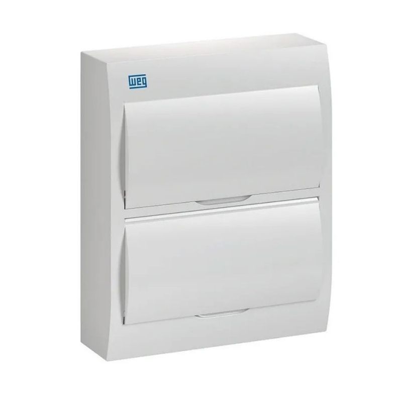 Quadro-PVC-Disjuntor-Sobrepor-sem-Barramento-para-24-Disj-Branco