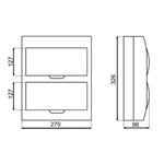 Quadro-PVC-Disjuntor-Sobrepor-sem-Barramento-para-24-Disj-Branco