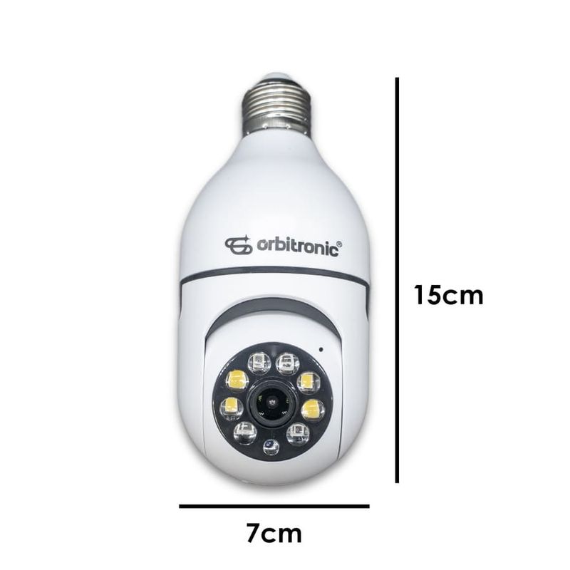 Camera-Wi-fi-Lampada-HD-1.3MP-Interna-Espia-com-Rastreio-ORB777-Branca