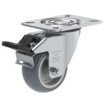 Rodizio-Giratorio-com-Freio-Termoplastico-75mm-60Kg