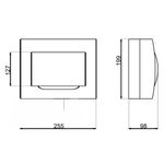 Quadro-PVC-Disjuntor-Sobrepor-sem-Barramento-para-12-Disj-Branco