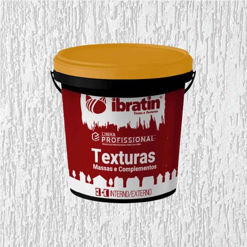 Textura Acrílica Riscada PRO Branco 22Kg Ibratin