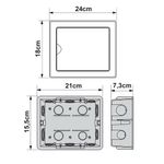 Quadro-PS-Disjuntor-Embutir-sem-Barramento-para-8-Disjuntores-Branco