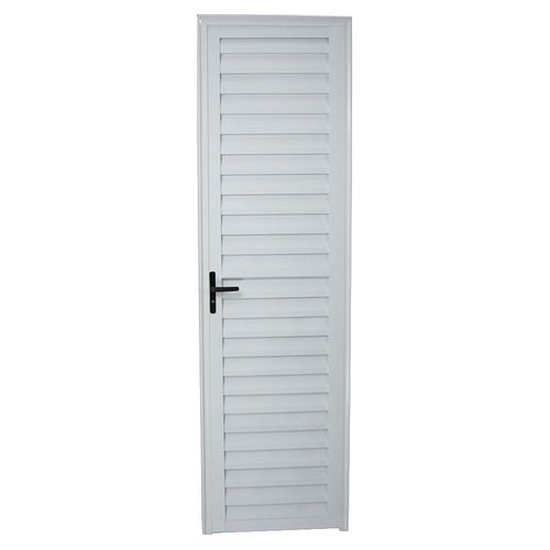 Porta Palheta Alumínio Branco Direito 210x60cm