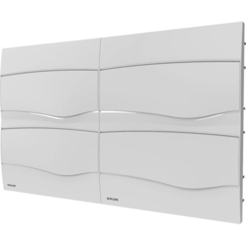 Quadro-PVC-Disjuntor-Embutir-sem-Barramento-para-48-Disjuntores-Branco