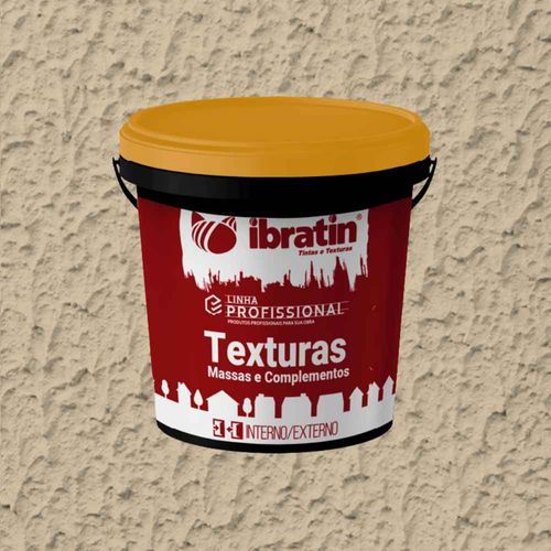 Textura Acrílica Lisa PRO Areia 22Kg Ibratin