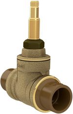 Base-para-Registro-de-Gaveta-Bruto-4509-para-Tubulacao-PVC-25mm-Deca