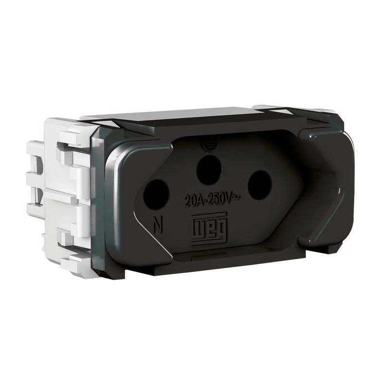 Modulo-Tomada-2P-T-20A-250V-Preto-Compose