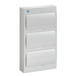 Quadro-PVC-Disjuntor-Sobrepor-sem-Barramento-para-36-Disj-Branco
