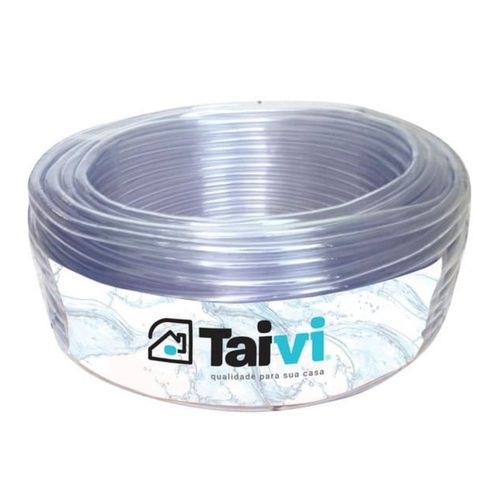 Mangueira Reforçada PVC 1/2" Transparente Taivi
